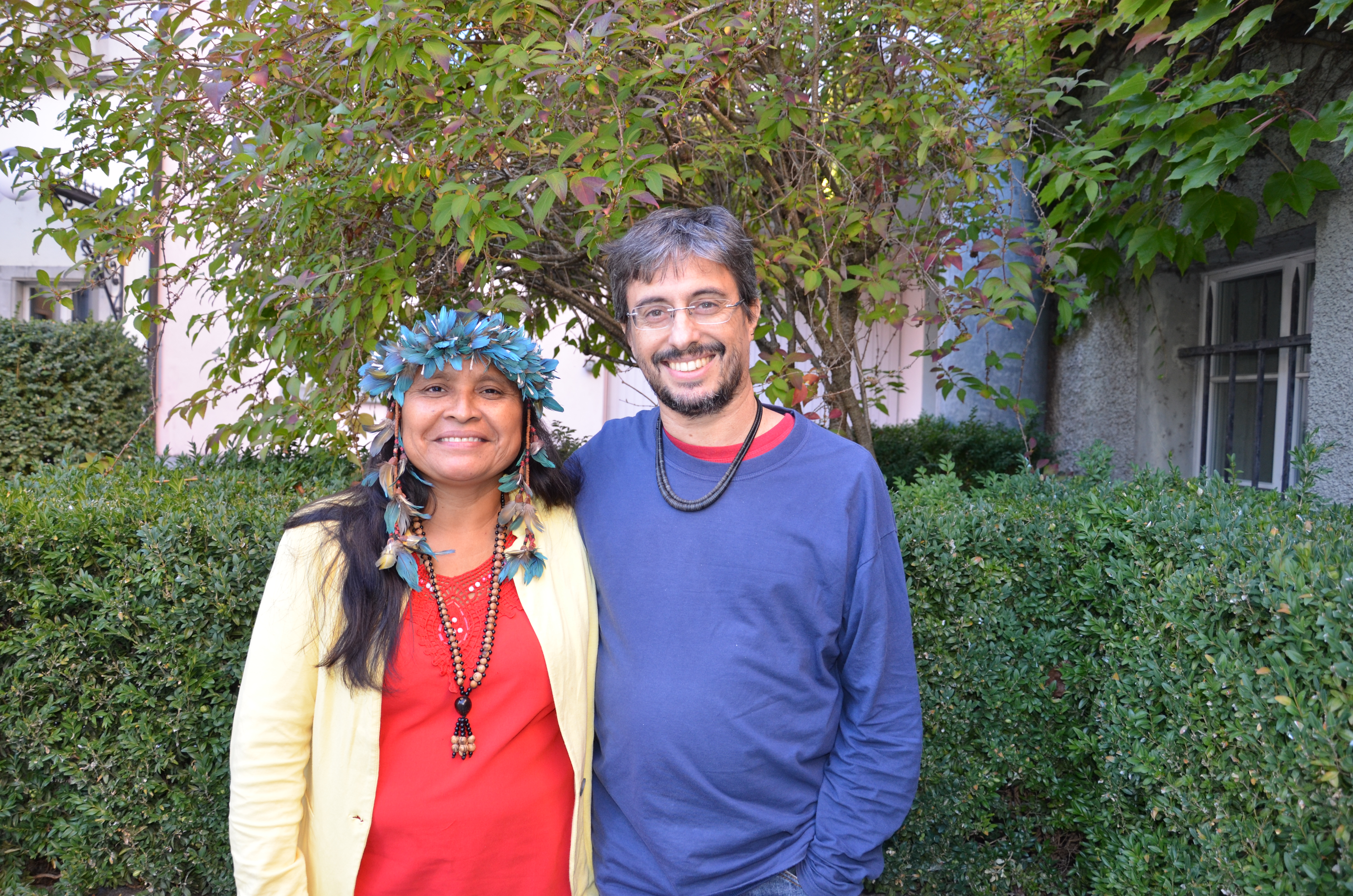 Ernestina Macuxi, Indigenenvertreterin, und Luis Ventura Vertreter unserer Partnerorganisation CIMI, Bild: Fastenaktion
