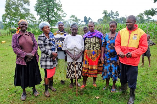 Bäuerinnengruppe im Fastenaktion-Programm Desece in Kenya
