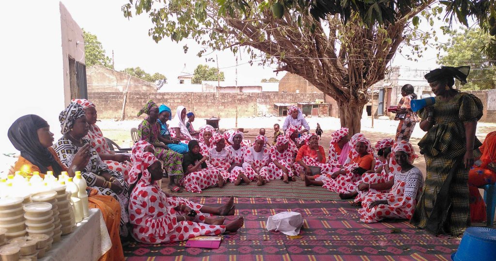 90% des membres des groupes de solidarité dans le programme Sénégal sont des femmes.