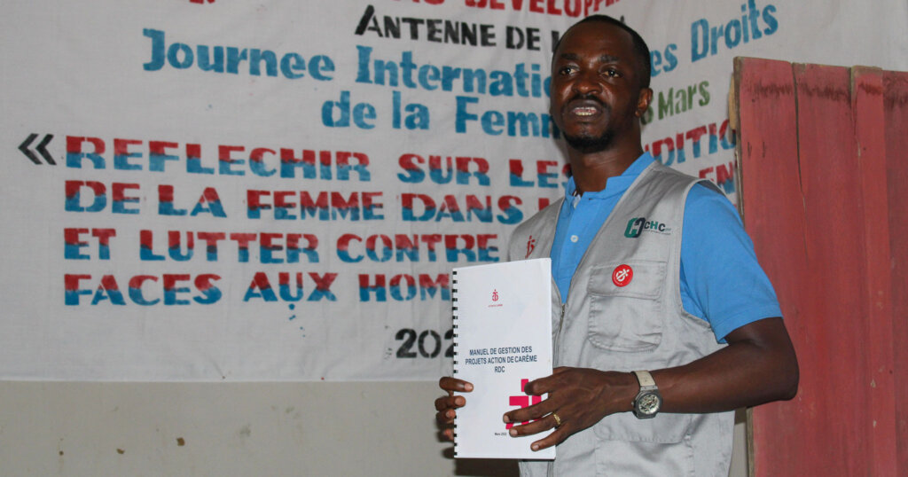Germain Nyembo, coordinateur local de Fastenaktion au Congo, souhaite davantage de solidarité internationale.