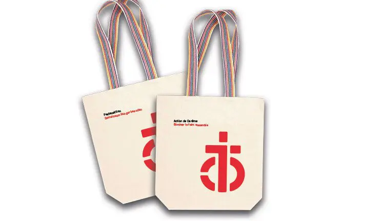 Sac en coton bio - imprimé sur les 2 côtés français/allemand