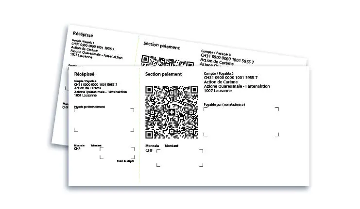 Einzahlungsschein FR